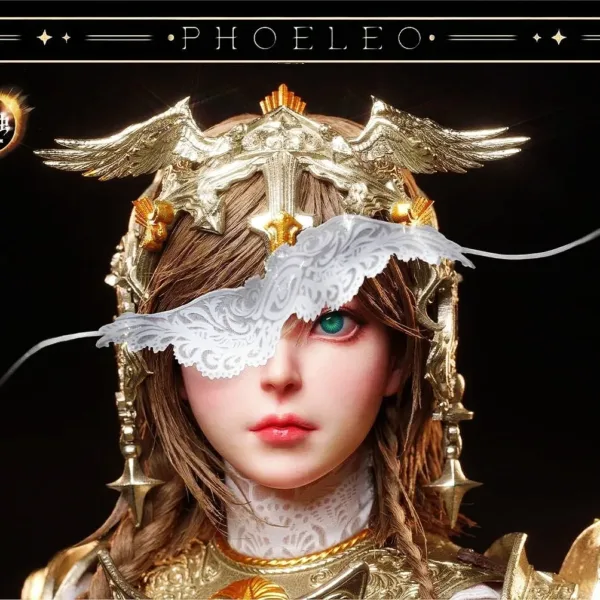 Damtoys FSDE-01B 1/6th scale Deity Erosion Series Hwit ole-Phoeleo Action Figure Zinc Alloy Rooted Hair Ver.