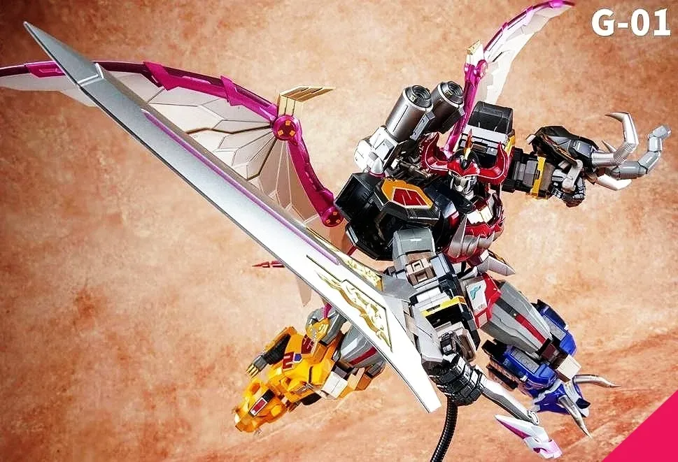 Beast King Model G-01 Mighty Morphin Power Rangers Megazord Diecast Model - Image 2