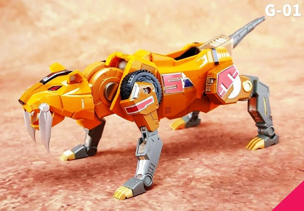 Beast King Model G-01 Mighty Morphin Power Rangers Megazord Diecast Model - Image 9