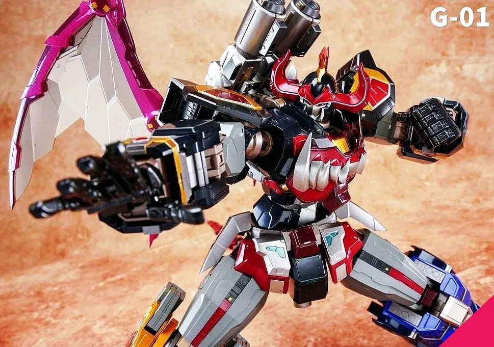 Beast King Model G-01 Mighty Morphin Power Rangers Megazord Diecast Model - Image 13