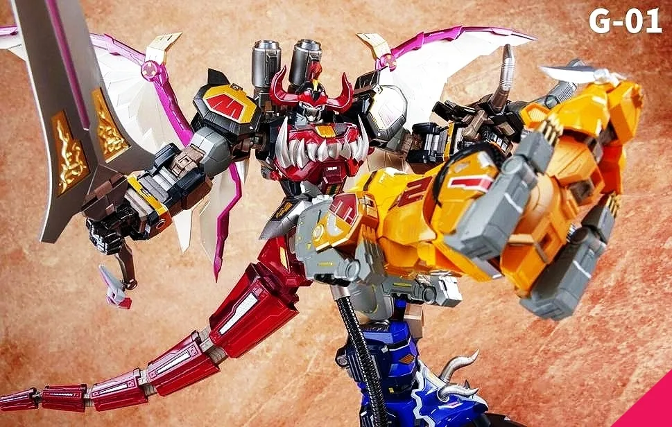 Beast King Model G-01 Mighty Morphin Power Rangers Megazord Diecast Model - Image 14