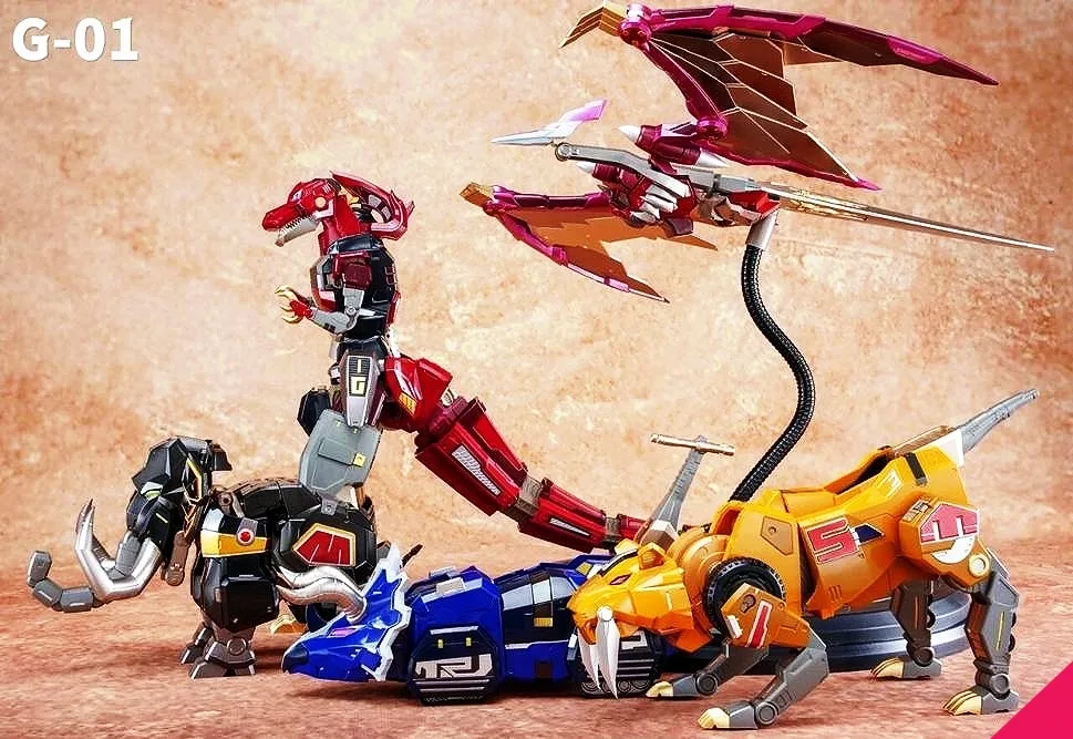 Beast King Model G-01 Mighty Morphin Power Rangers Megazord Diecast Model - Image 15