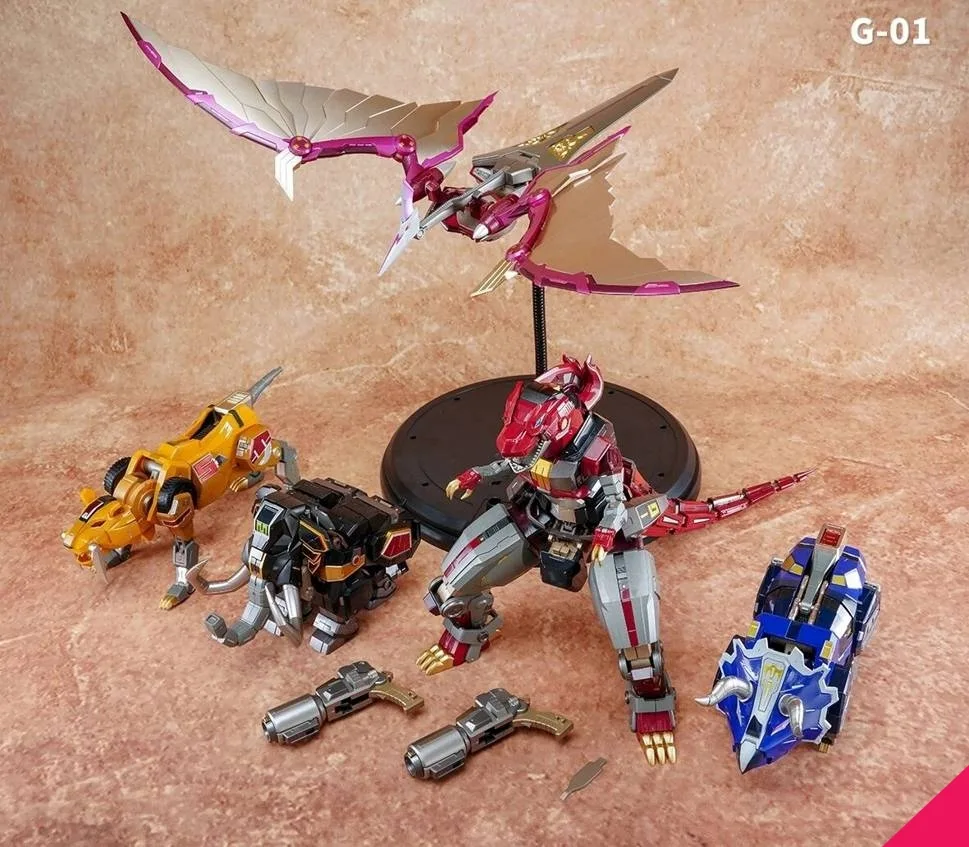 Beast King Model G-01 Mighty Morphin Power Rangers Megazord Diecast Model - Image 16