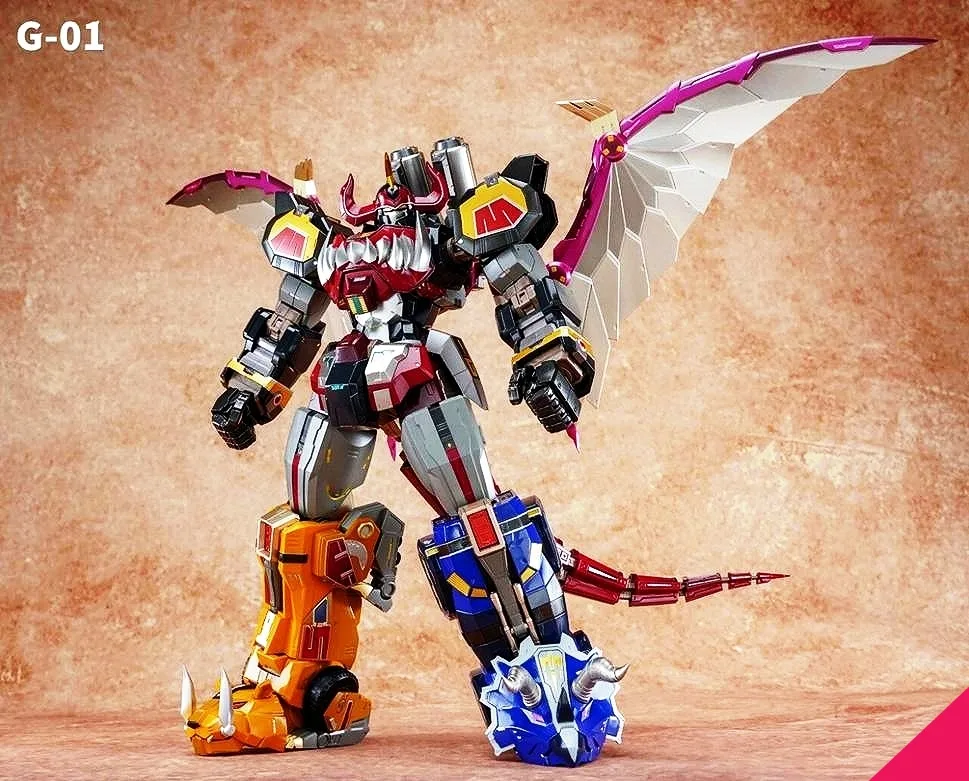 Beast King Model G-01 Mighty Morphin Power Rangers Megazord Diecast Model - Image 17