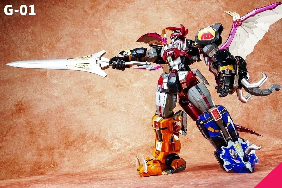 Beast King Model G-01 Mighty Morphin Power Rangers Megazord Diecast Model - Image 18