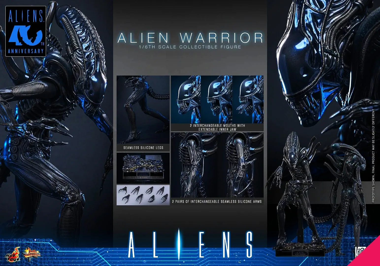 Hot Toys MMS898 1/6th scale Aliens - Alien Warrior - Image 15