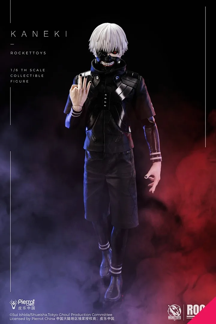Rocket Toys ROC-025 1/6th scale Tokyo Ghoul - Kaneki (Battle Version) - Image 4