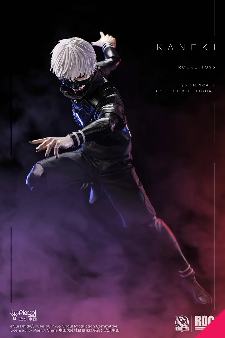 Rocket Toys ROC-025 1/6th scale Tokyo Ghoul - Kaneki (Battle Version) - Image 7