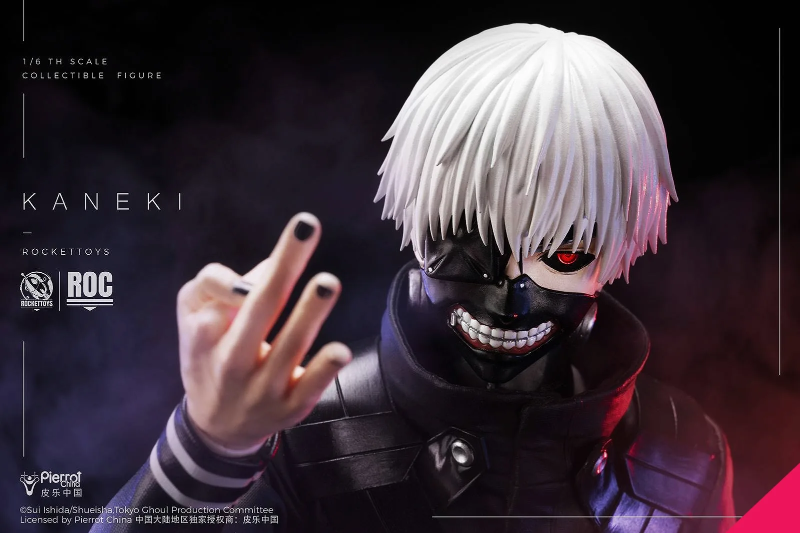 Rocket Toys ROC-025 1/6th scale Tokyo Ghoul - Kaneki (Battle Version) - Image 11