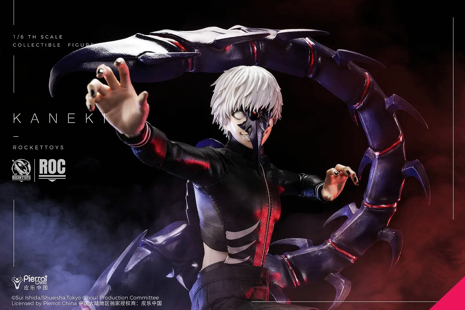 Rocket Toys ROC-025 1/6th scale Tokyo Ghoul - Kaneki (Battle Version) - Image 19