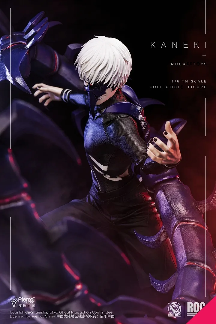 Rocket Toys ROC-025 1/6th scale Tokyo Ghoul - Kaneki (Battle Version)