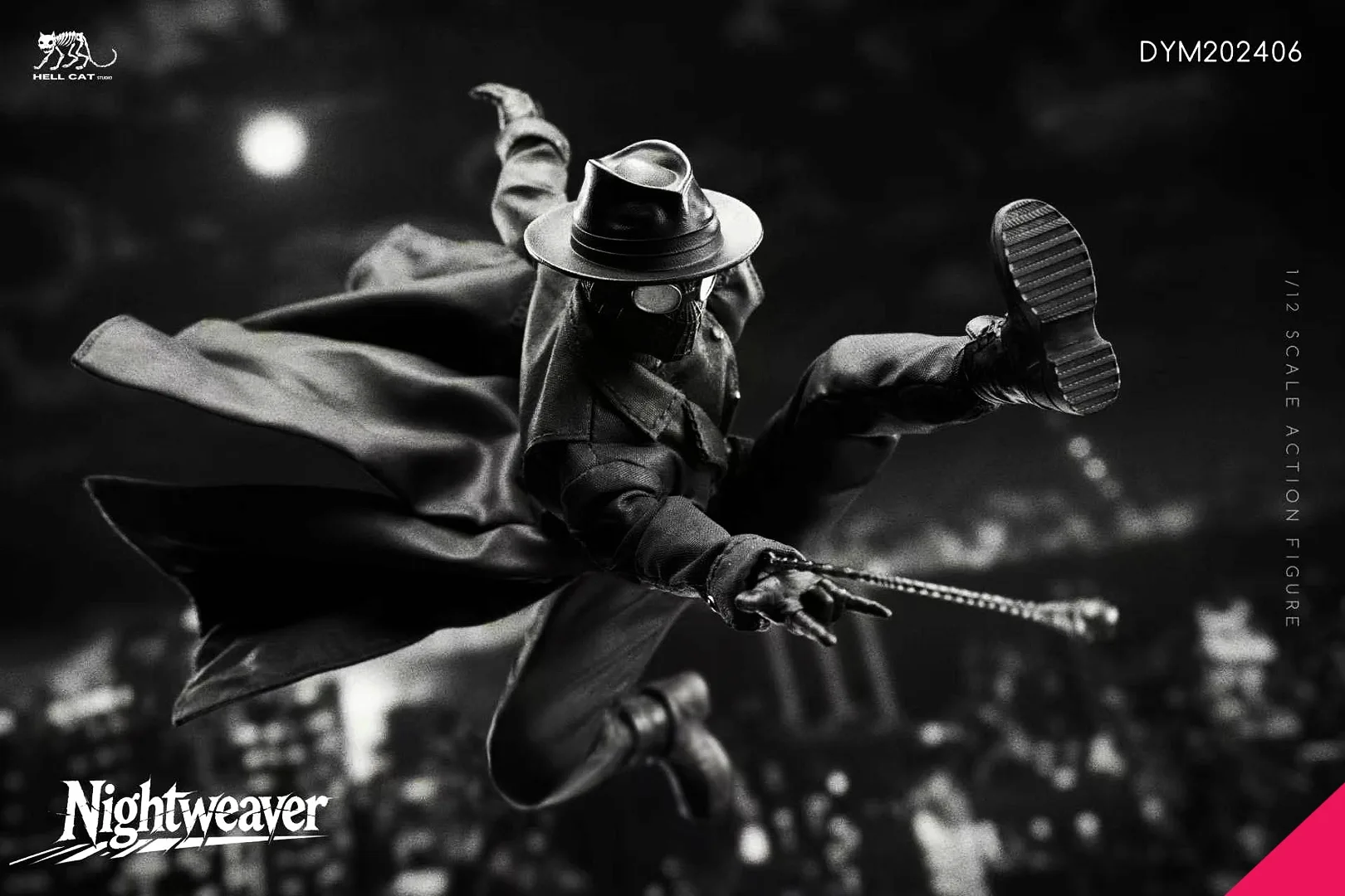 Hell Cat DYM202406B 1/12th scale Nightweaver Black-And-White Version - Image 5