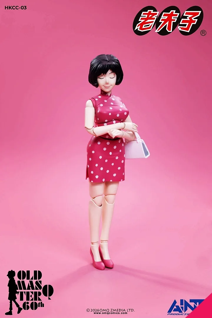 AINT Production HKCC-03 1/12th scale Old Master Q Series - Ms Chan and Mr Chin Double Set - Image 11