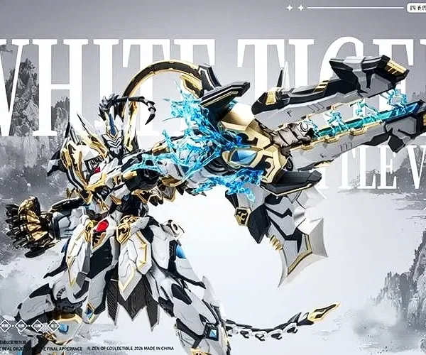 Cangdao Model Zen Of Collectible CD-02U Saint Beast White Tiger Battle Version