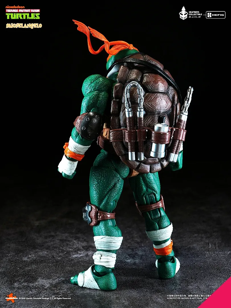 HEATBOYS HB0105 HEATFIG Teenage Mutant Ninja Turtles Michelangelo (Standard Edition) - Image 3
