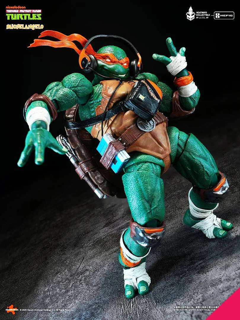 HEATBOYS HB0105 HEATFIG Teenage Mutant Ninja Turtles Michelangelo (Standard Edition) - Image 4