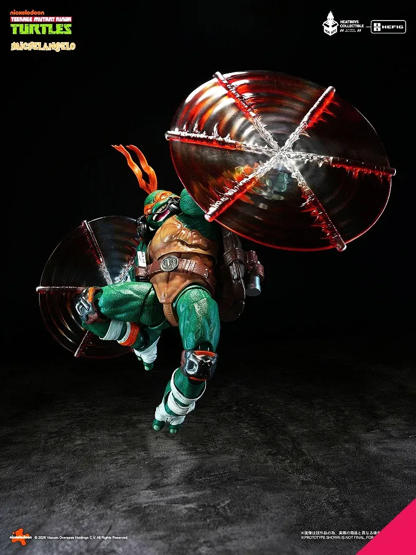 HEATBOYS HB0105 HEATFIG Teenage Mutant Ninja Turtles Michelangelo (Standard Edition)