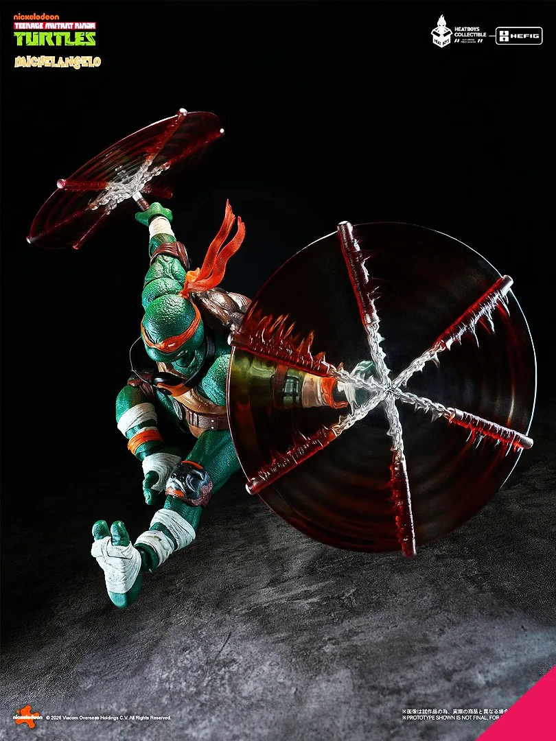 HEATBOYS HB0105 HEATFIG Teenage Mutant Ninja Turtles Michelangelo (Standard Edition) - Image 5