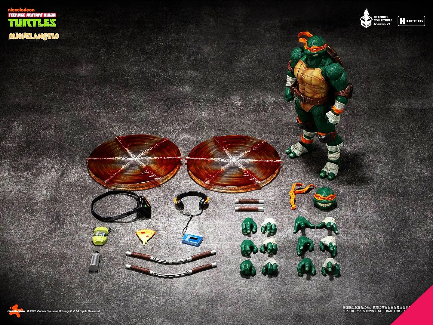 HEATBOYS HB0105 HEATFIG Teenage Mutant Ninja Turtles Michelangelo (Standard Edition) - Image 10