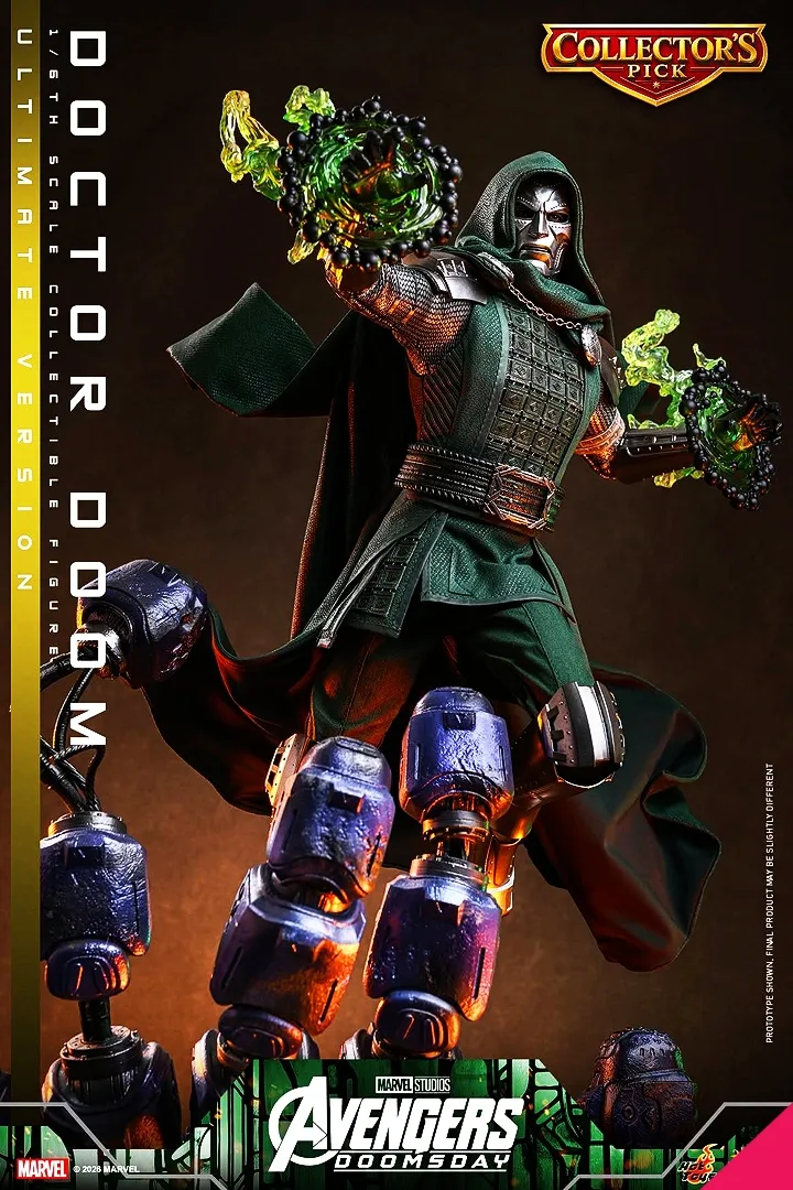 Hot Toys MMS907B 1/6th scale Avengers: Doomsday - Doctor Doom (Ultimate Version) Collectible Figure (Special Edition) - Image 8