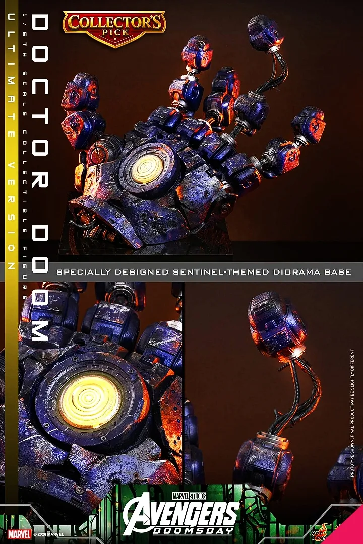 Hot Toys MMS907B 1/6th scale Avengers: Doomsday - Doctor Doom (Ultimate Version) Collectible Figure (Special Edition) - Image 20