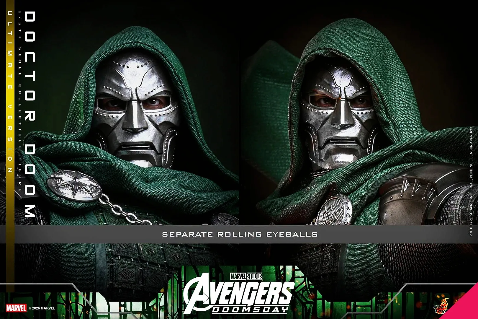 Hot Toys MMS907B 1/6th scale Avengers: Doomsday - Doctor Doom (Ultimate Version) Collectible Figure (Special Edition) - Image 22