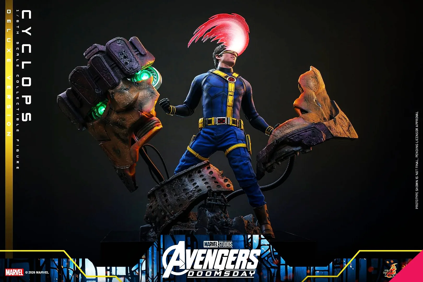 Hot Toys MMS909 1/6th scale Avengers: Doomsday - Cyclops Collectible Figure (Deluxe Version) - Image 3
