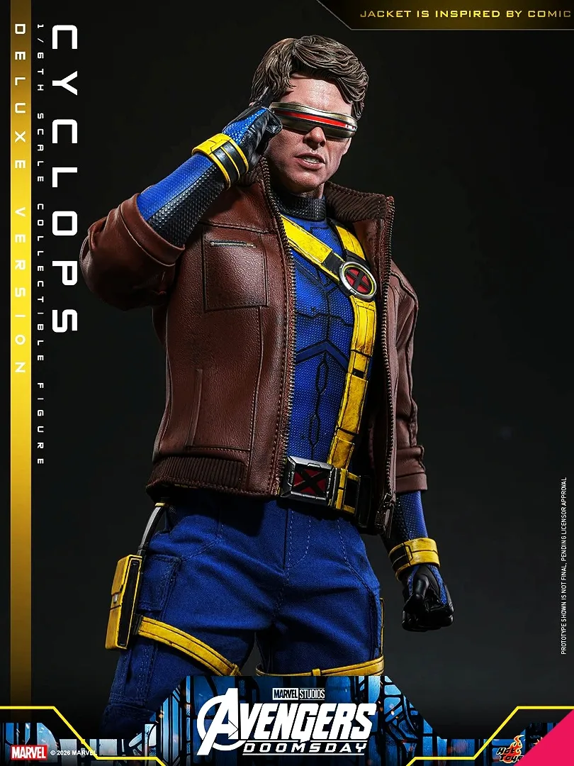 Hot Toys MMS909 1/6th scale Avengers: Doomsday - Cyclops Collectible Figure (Deluxe Version) - Image 11