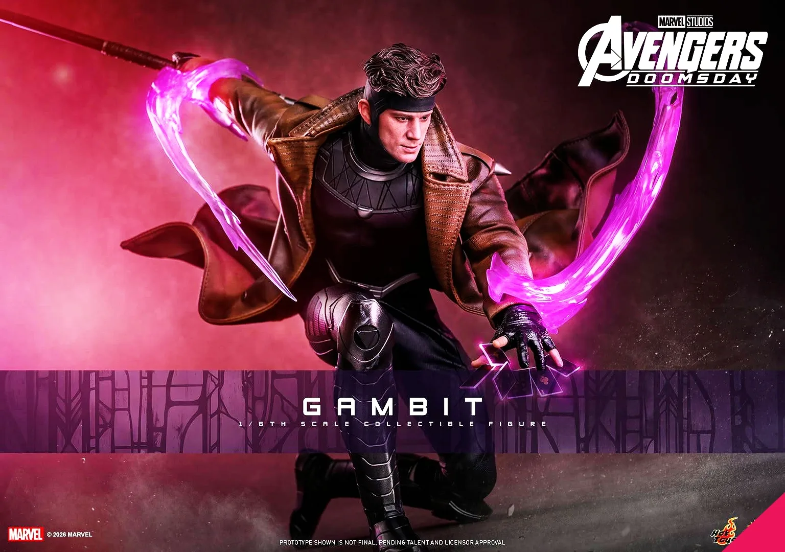 Hot Toys MMS910 1/6th scale Avengers: Doomsday - Gambit Collectible Figure - Image 2