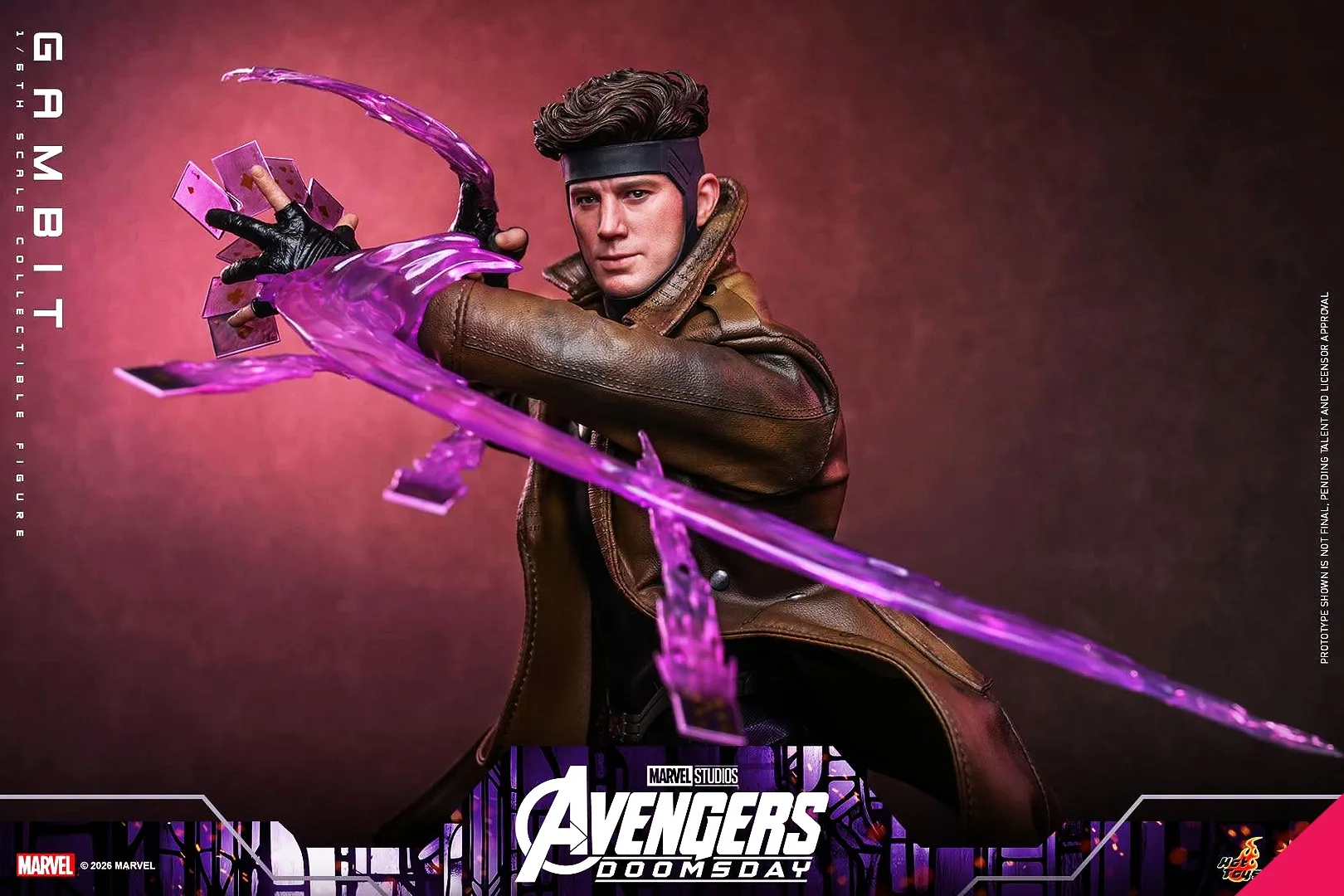 Hot Toys MMS910 1/6th scale Avengers: Doomsday - Gambit Collectible Figure - Image 3