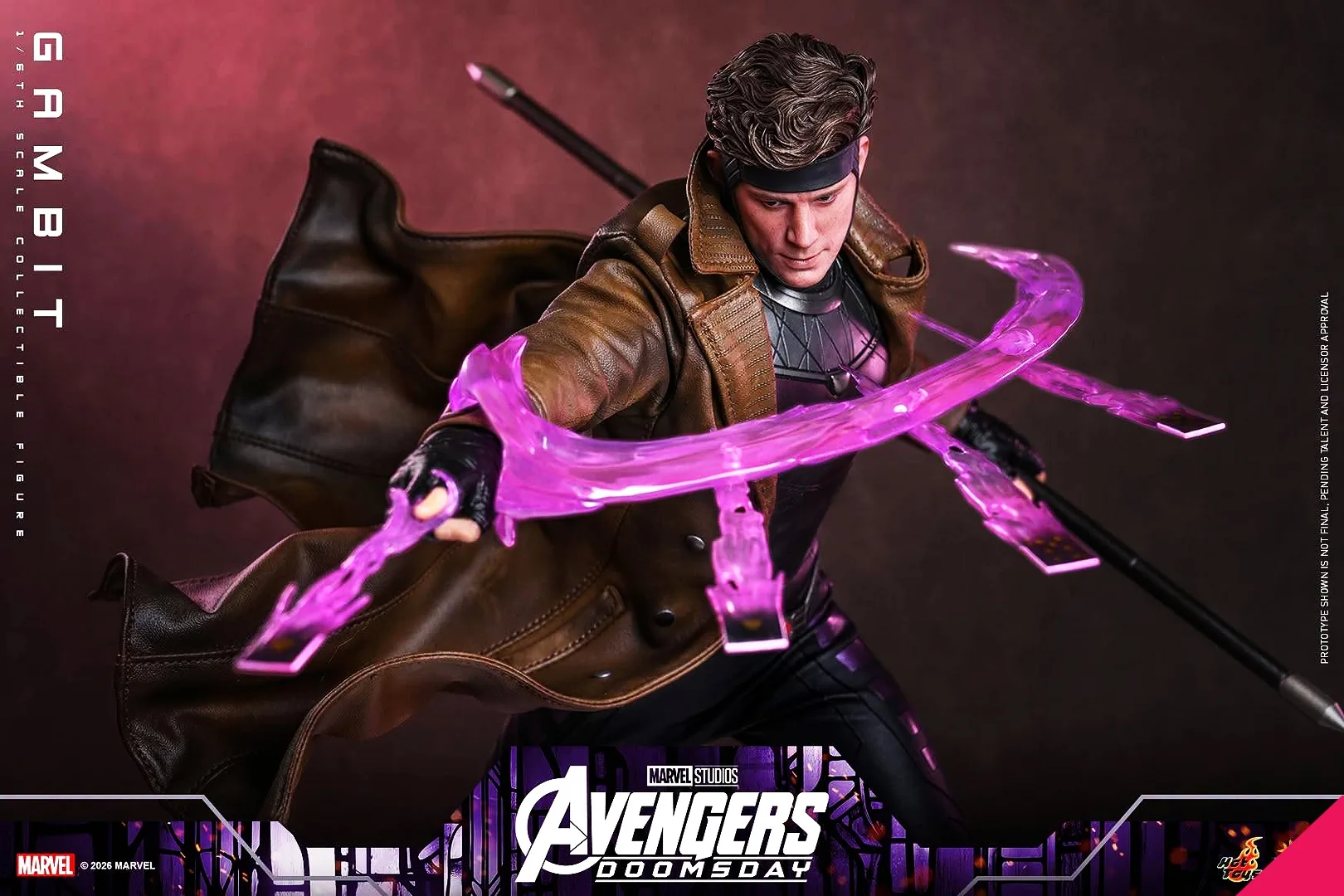 Hot Toys MMS910 1/6th scale Avengers: Doomsday - Gambit Collectible Figure - Image 5