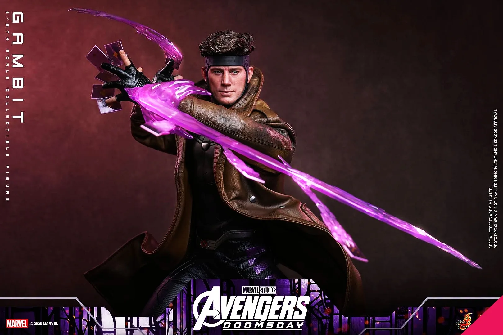 Hot Toys MMS910 1/6th scale Avengers: Doomsday - Gambit Collectible Figure - Image 6