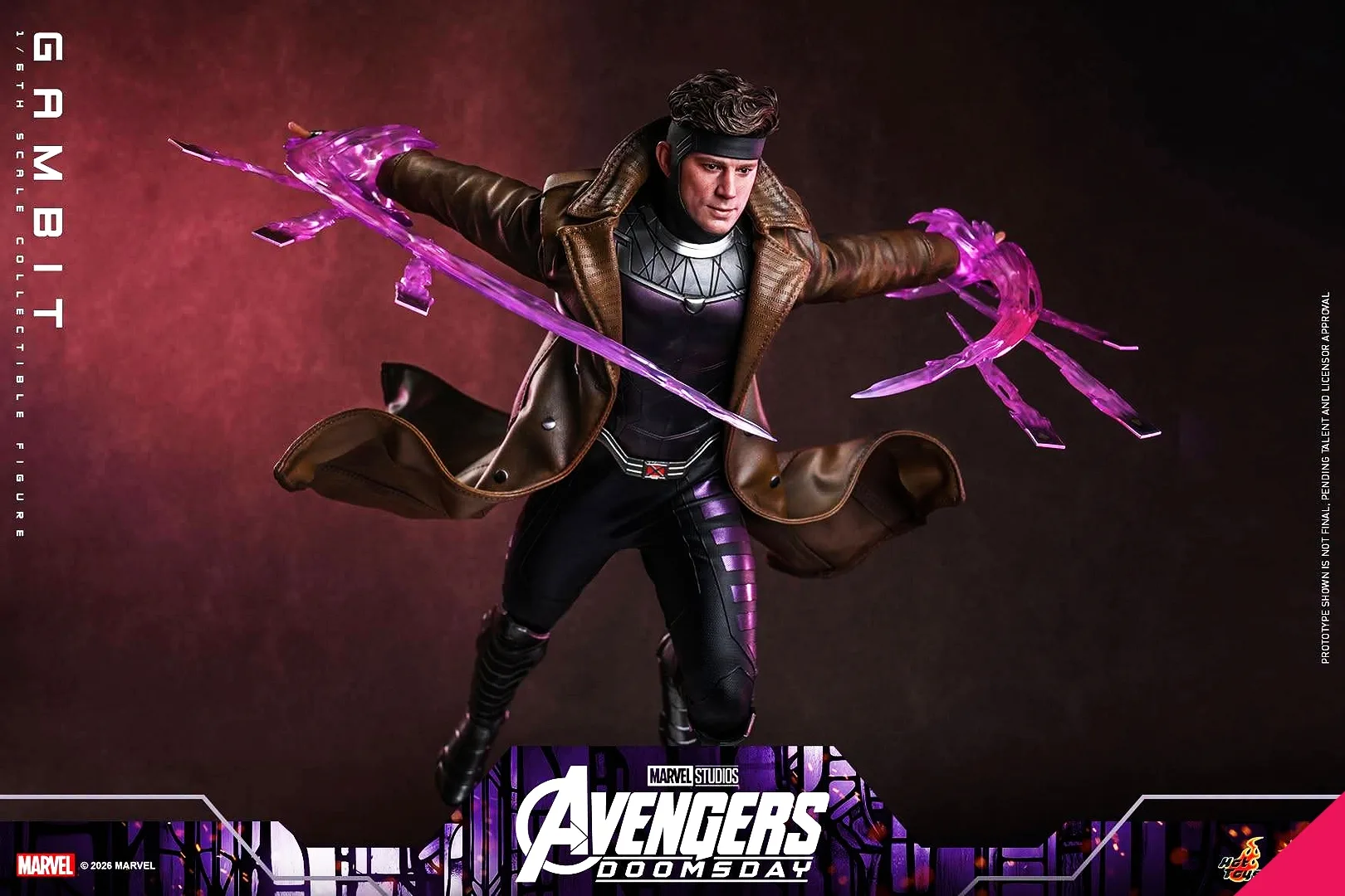 Hot Toys MMS910 1/6th scale Avengers: Doomsday - Gambit Collectible Figure - Image 9