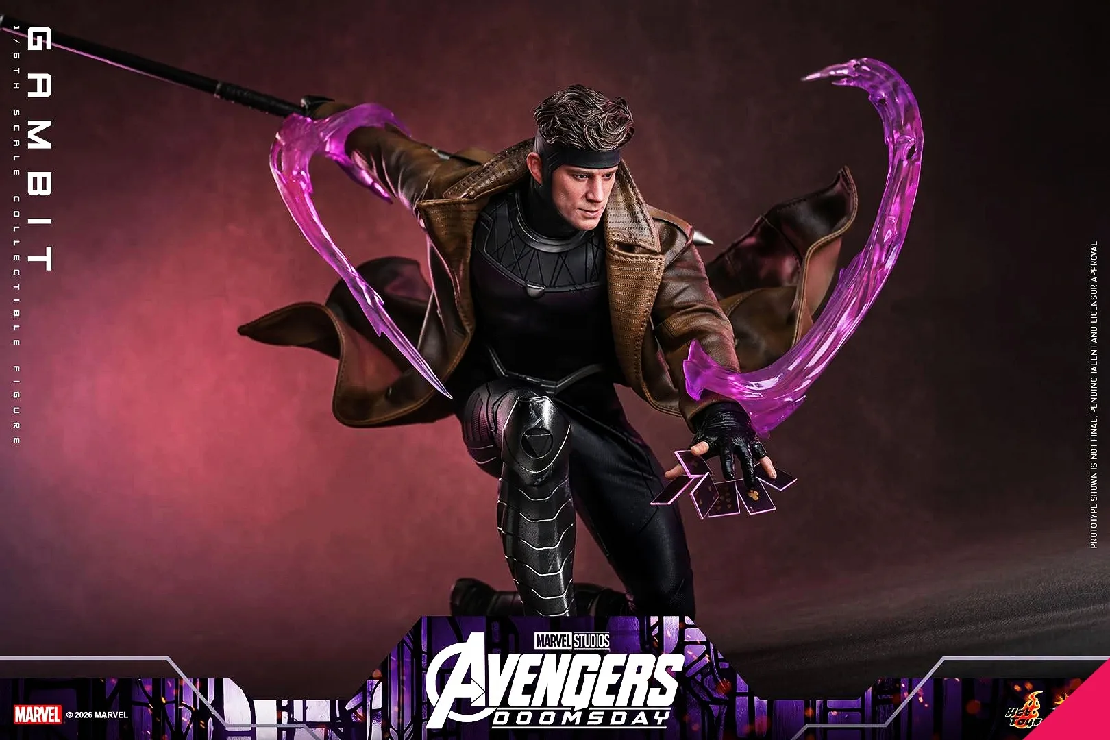 Hot Toys MMS910 1/6th scale Avengers: Doomsday - Gambit Collectible Figure - Image 10