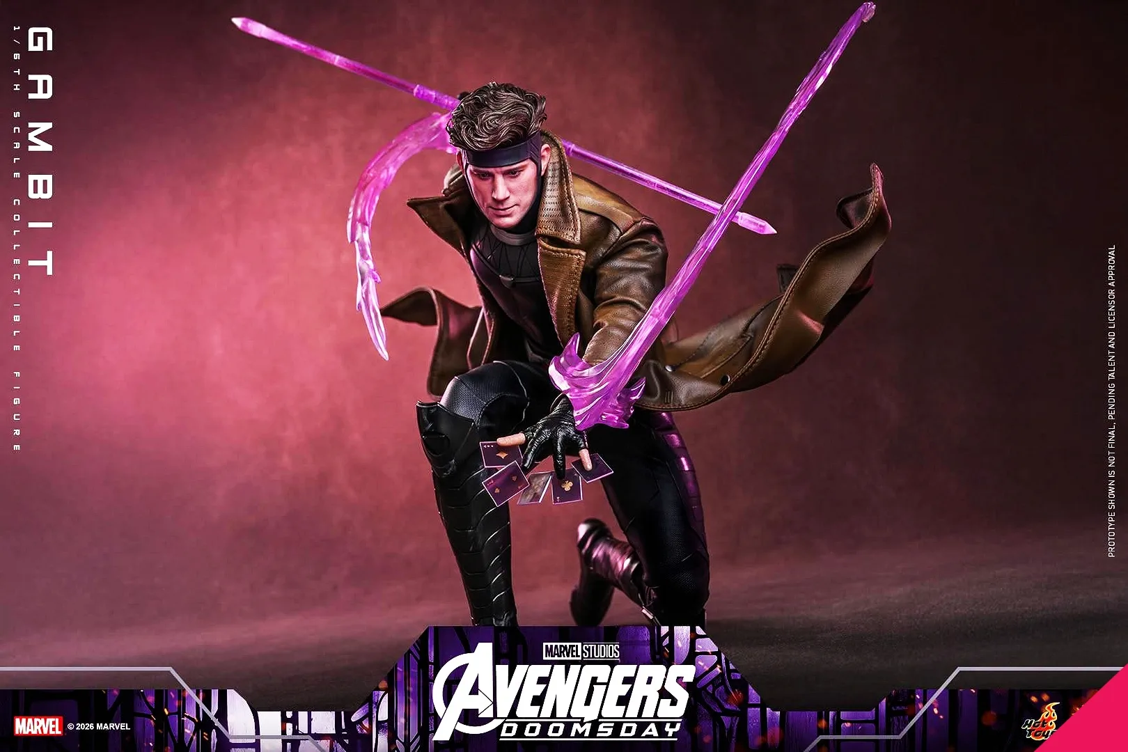 Hot Toys MMS910 1/6th scale Avengers: Doomsday - Gambit Collectible Figure - Image 11