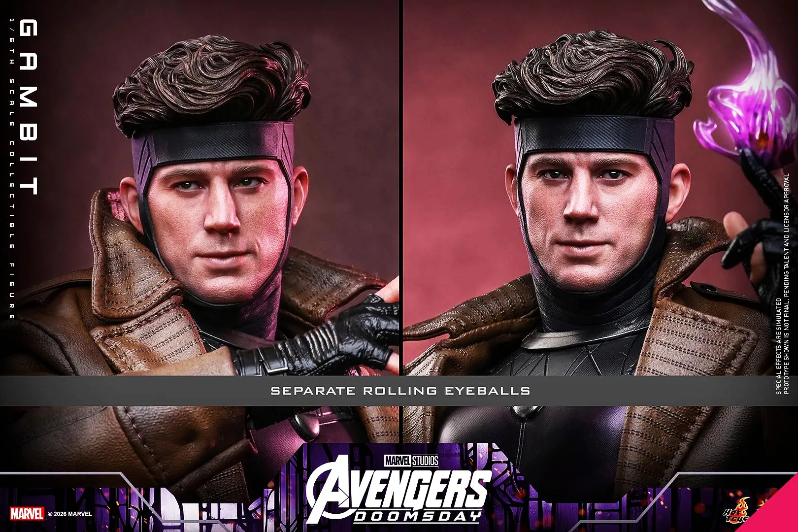 Hot Toys MMS910 1/6th scale Avengers: Doomsday - Gambit Collectible Figure - Image 18