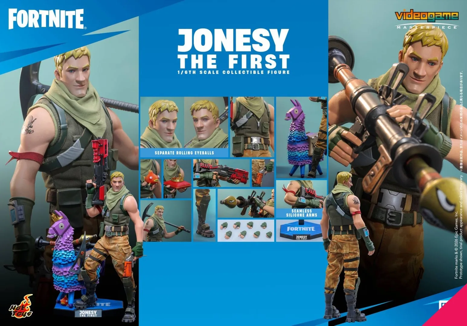 Hot Toys VGM85 Fortnite 1/6th scale Jonesy The First Collectible Figure - Image 25