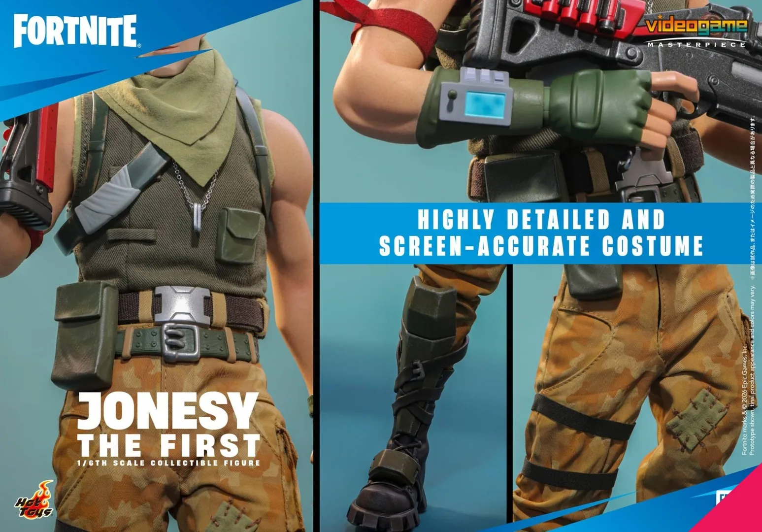 Hot Toys VGM85 Fortnite 1/6th scale Jonesy The First Collectible Figure - Image 24