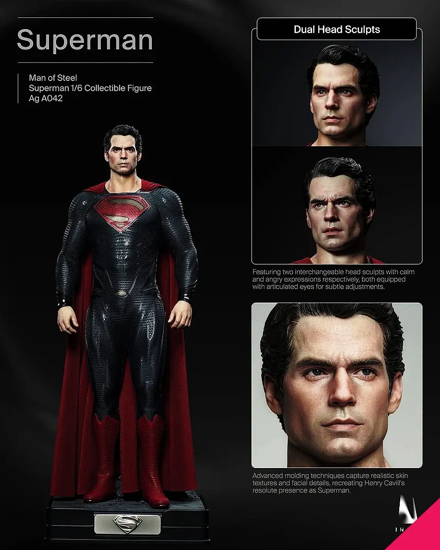 INART AGA042 1/6th scale Man Of Steel - Superman Collectible Figure - Image 21