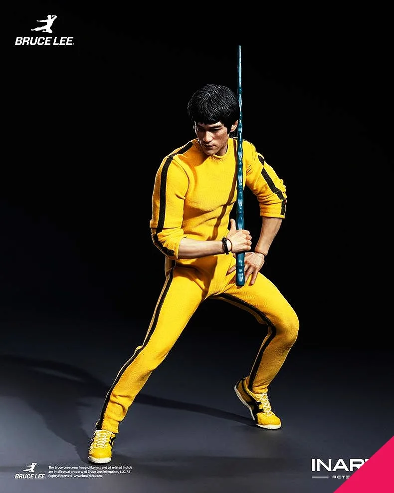 INART GYA036 1/12th scale Bruce Lee (Yellow Jumpsuit) Action Figure - Image 13
