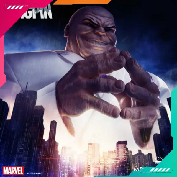 MEZCO MEZ76227 1/12th scale Collective Marvel Kingpin Action Figure