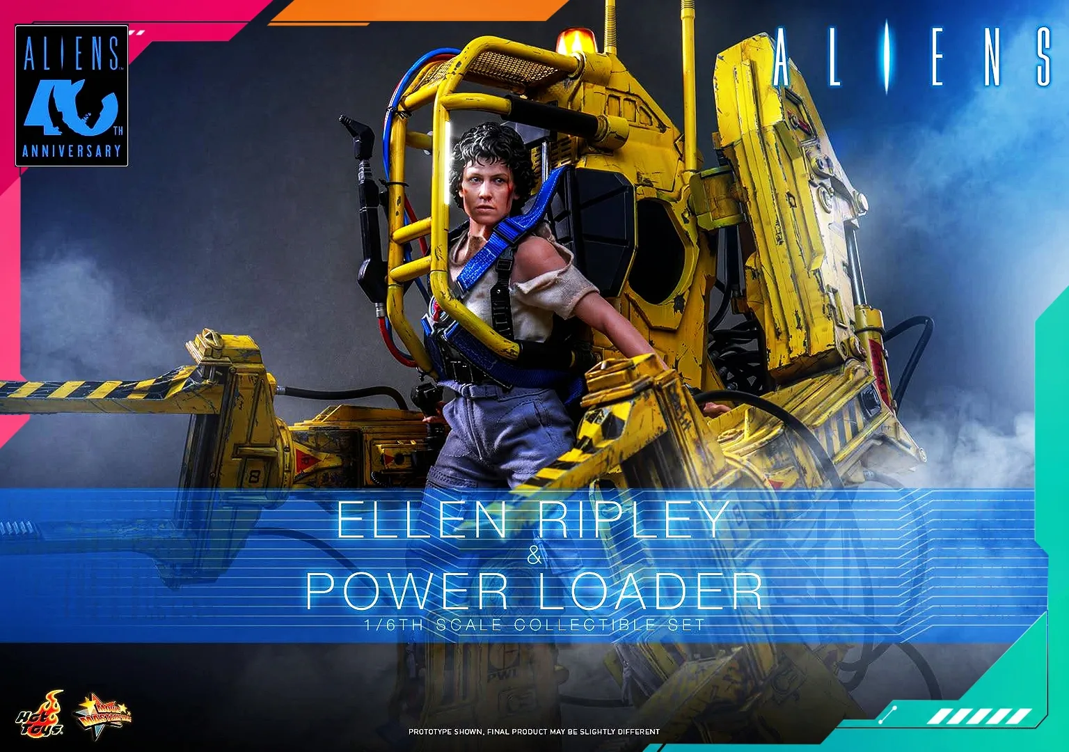 Hot Toys MMS923 Aliens - 1/6th Scale Ellen Ripley And Power Loader Collectible Set