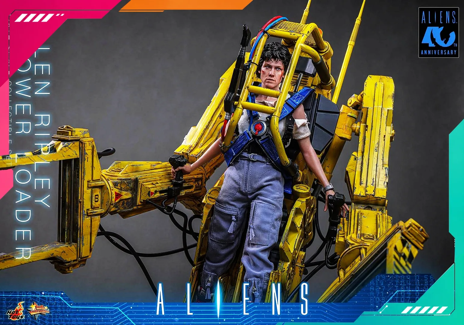 Hot Toys MMS923 Aliens - 1/6th Scale Ellen Ripley And Power Loader Collectible Set - Image 2
