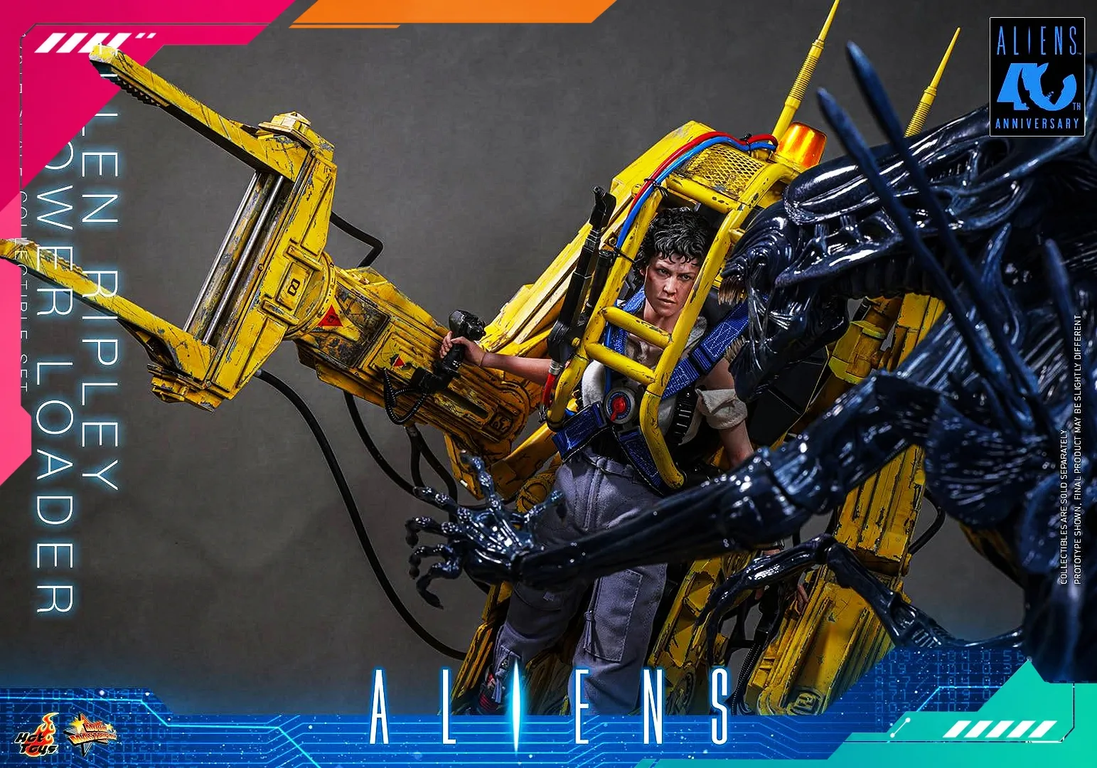 Hot Toys MMS923 Aliens - 1/6th Scale Ellen Ripley And Power Loader Collectible Set - Image 4