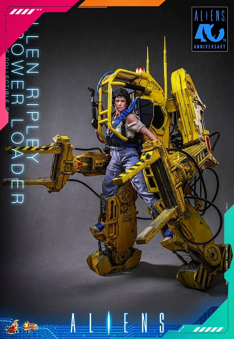 Hot Toys MMS923 Aliens - 1/6th Scale Ellen Ripley And Power Loader Collectible Set - Image 5