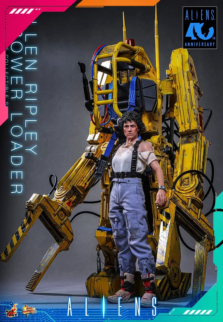 Hot Toys MMS923 Aliens - 1/6th Scale Ellen Ripley And Power Loader Collectible Set - Image 6