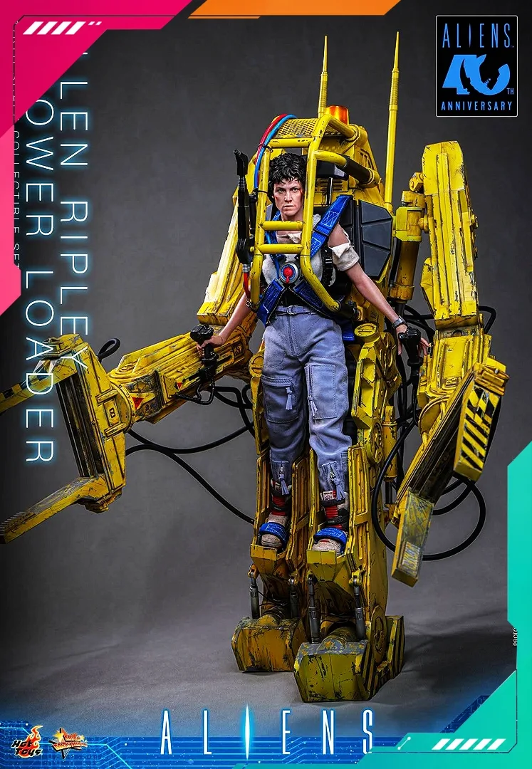 Hot Toys MMS923 Aliens - 1/6th Scale Ellen Ripley And Power Loader Collectible Set - Image 8