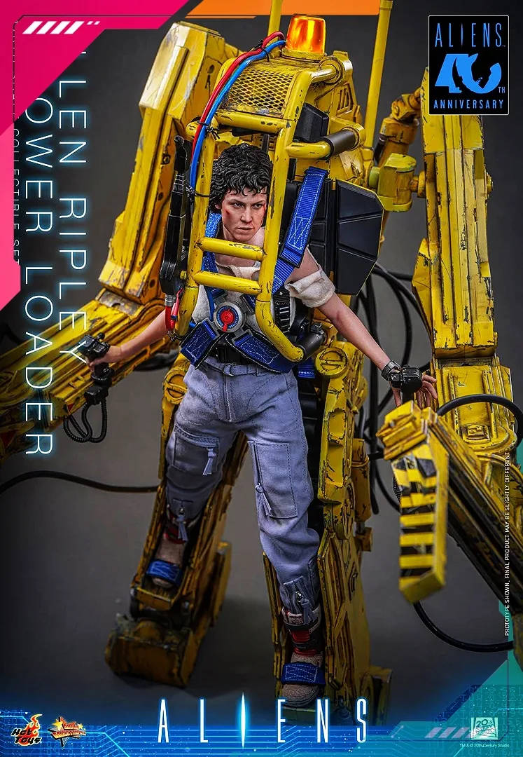 Hot Toys MMS923 Aliens - 1/6th Scale Ellen Ripley And Power Loader Collectible Set - Image 9
