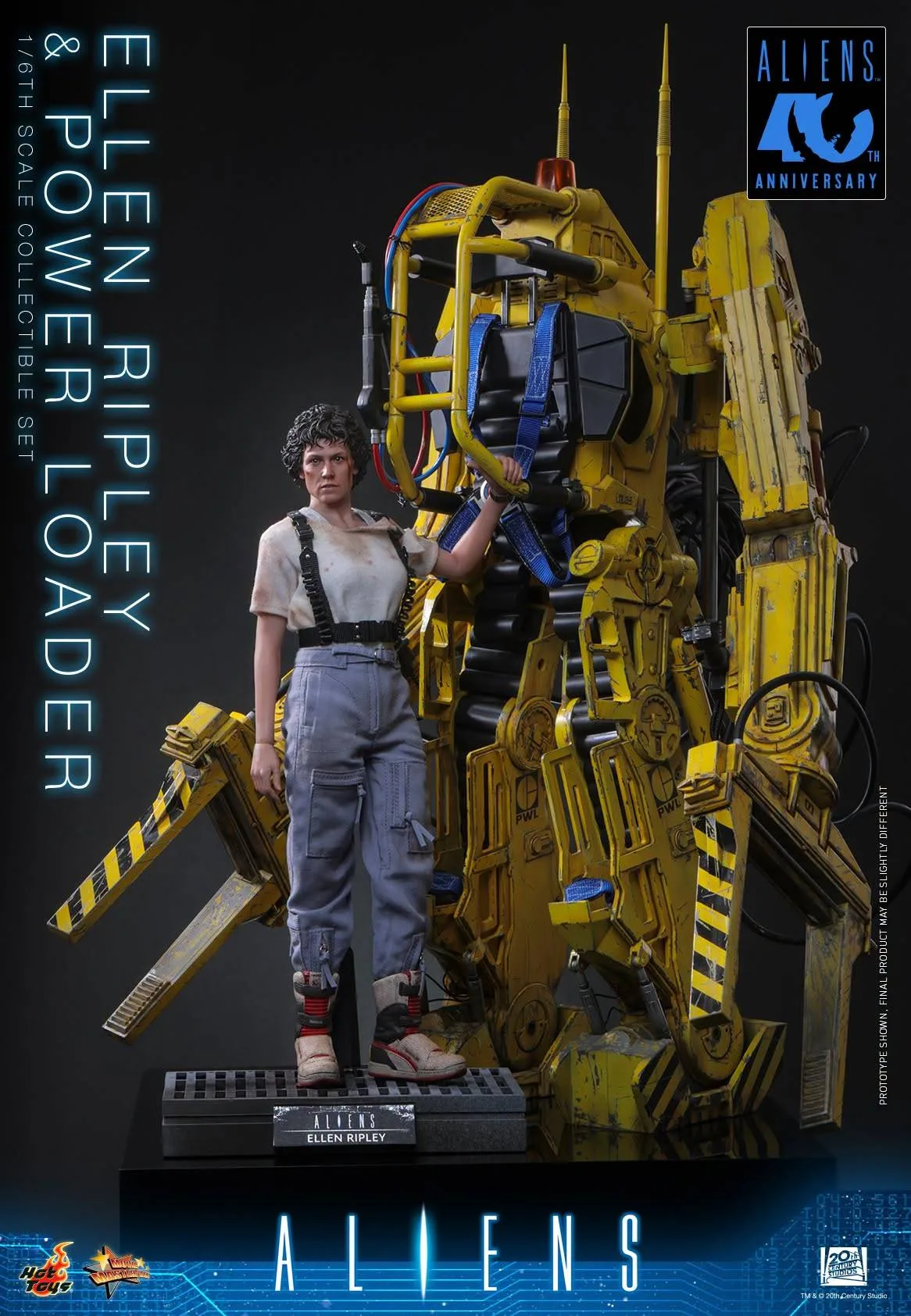 Hot Toys MMS923 Aliens - 1/6th Scale Ellen Ripley And Power Loader Collectible Set - Image 11
