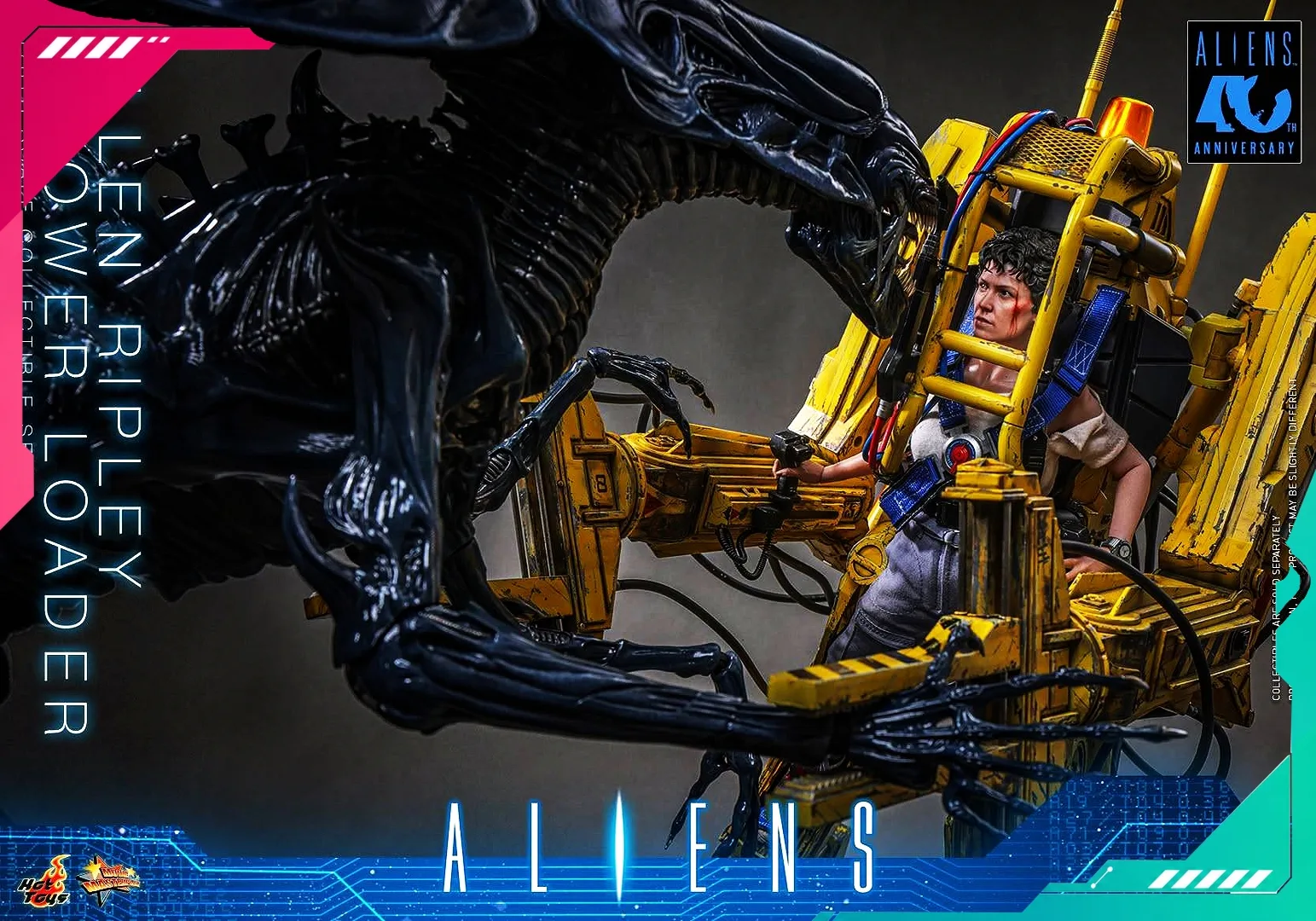 Hot Toys MMS923 Aliens - 1/6th Scale Ellen Ripley And Power Loader Collectible Set - Image 14